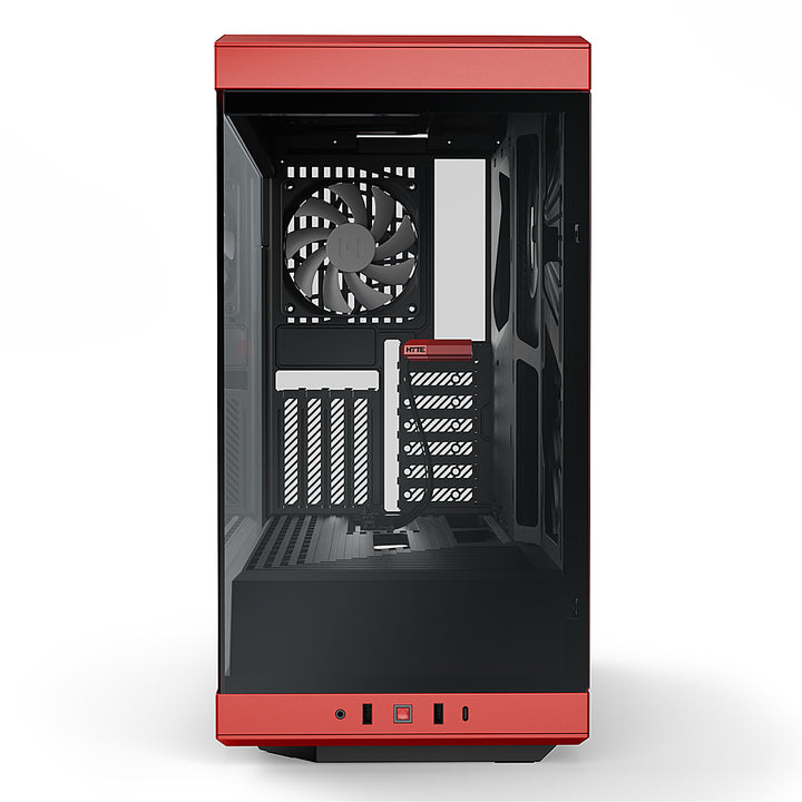 HYTE - Y40 ATX Mid-Tower Case with PCIe 4.0 Riser Cable - Red_5