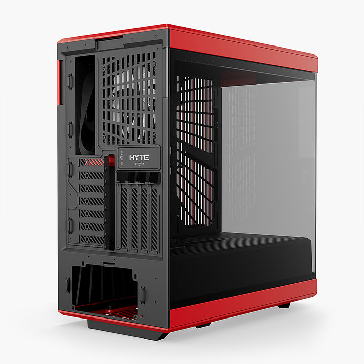 HYTE - Y40 ATX Mid-Tower Case with PCIe 4.0 Riser Cable - Red_2