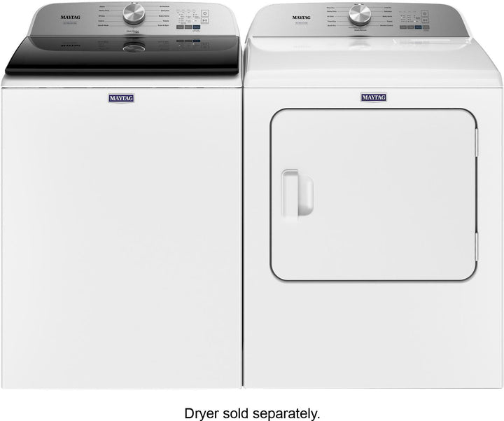 Maytag - 4.7 Cu. Ft. High Efficiency Top Load Washer with Pet Pro System - White_13