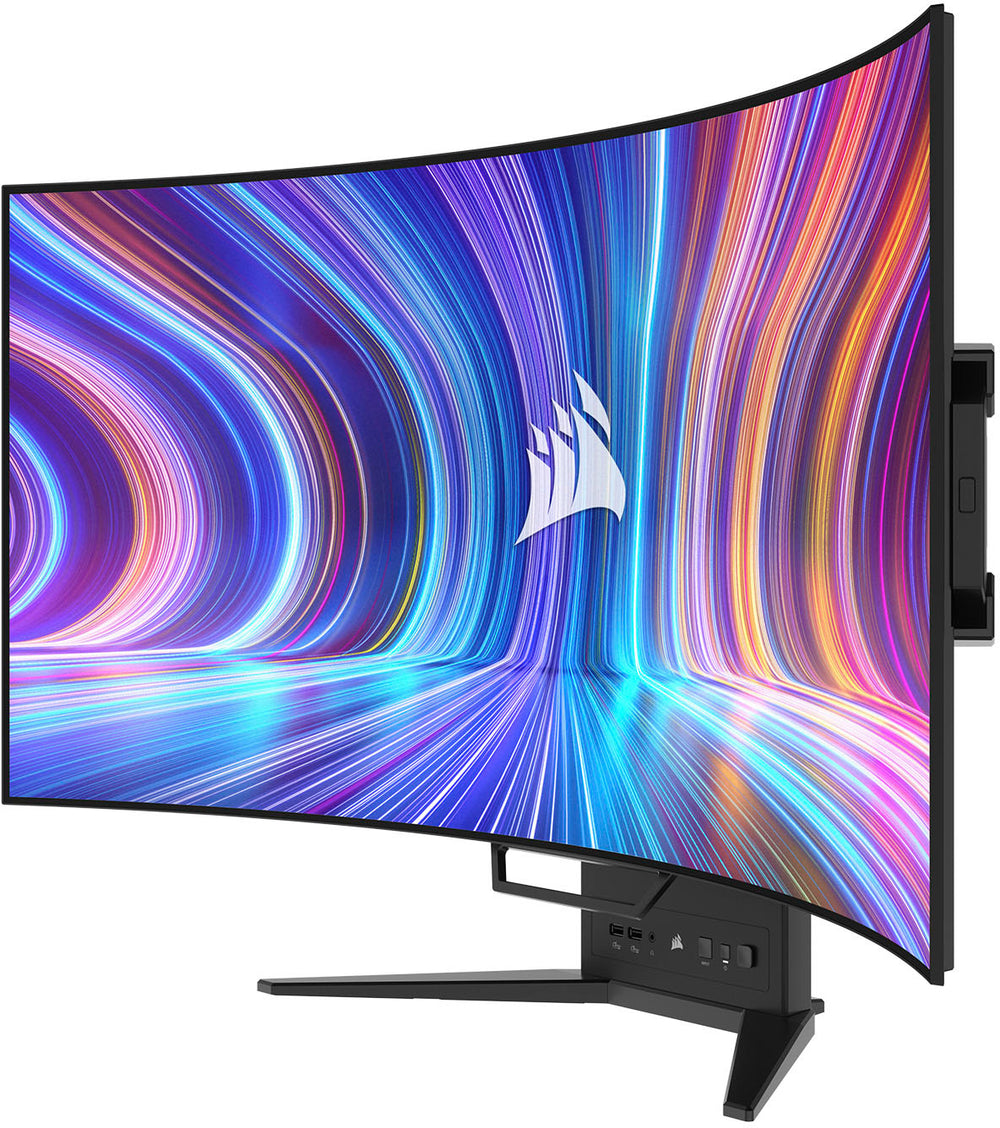CORSAIR - Xeneon Flex 45” OLED Bendable QHD 240Hz 0.03ms FreeSync and G-SYNC Compatible Monitor with HDR10 (HDMI, DisplayPort) - Black_1