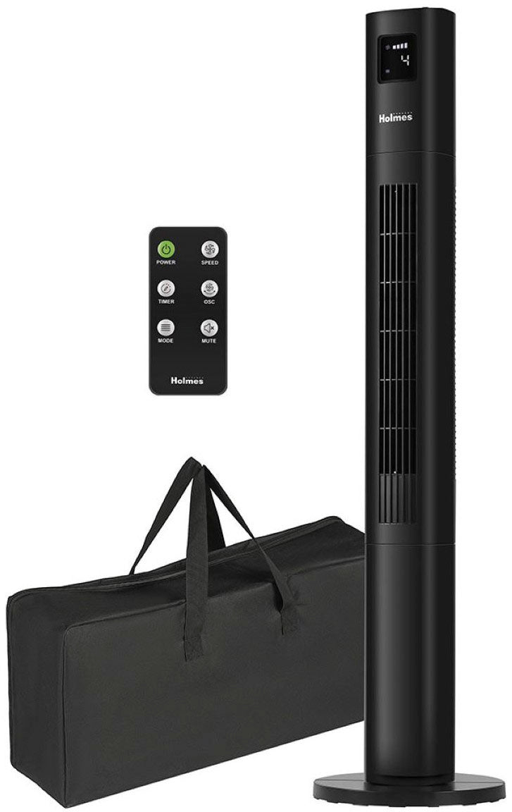 Holmes - 45'' Digital Stack n Connect Tower Fan with ClearRead display - Black_1