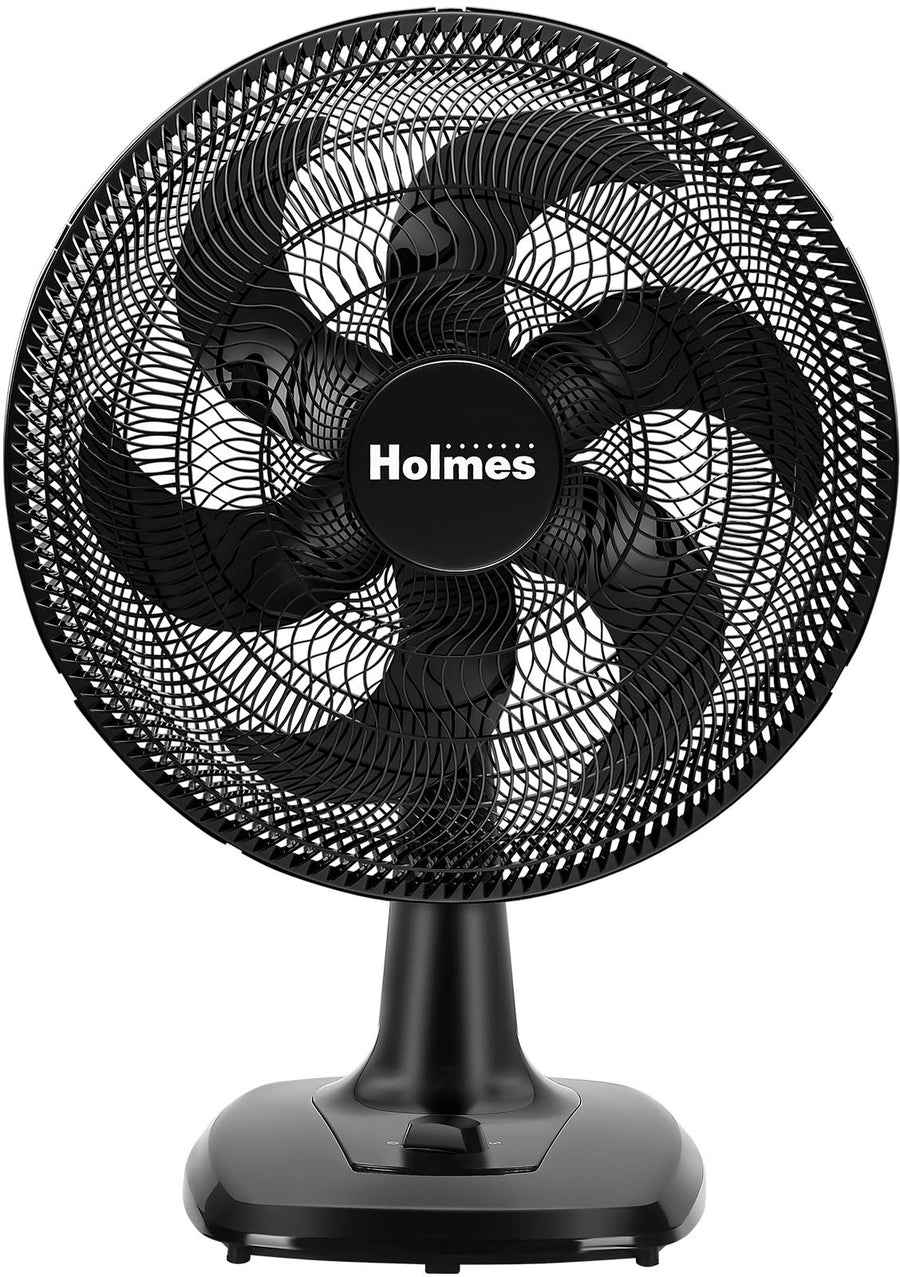 Holmes - 16'' Breeze Blaster Oscillating Table Fan - Black_0