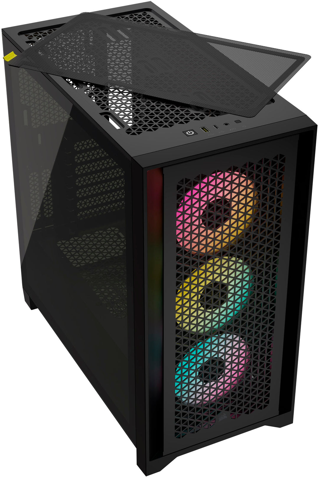CORSAIR - iCUE 4000D RGB AIRFLOW ATX Mid-Tower Case - Black_6