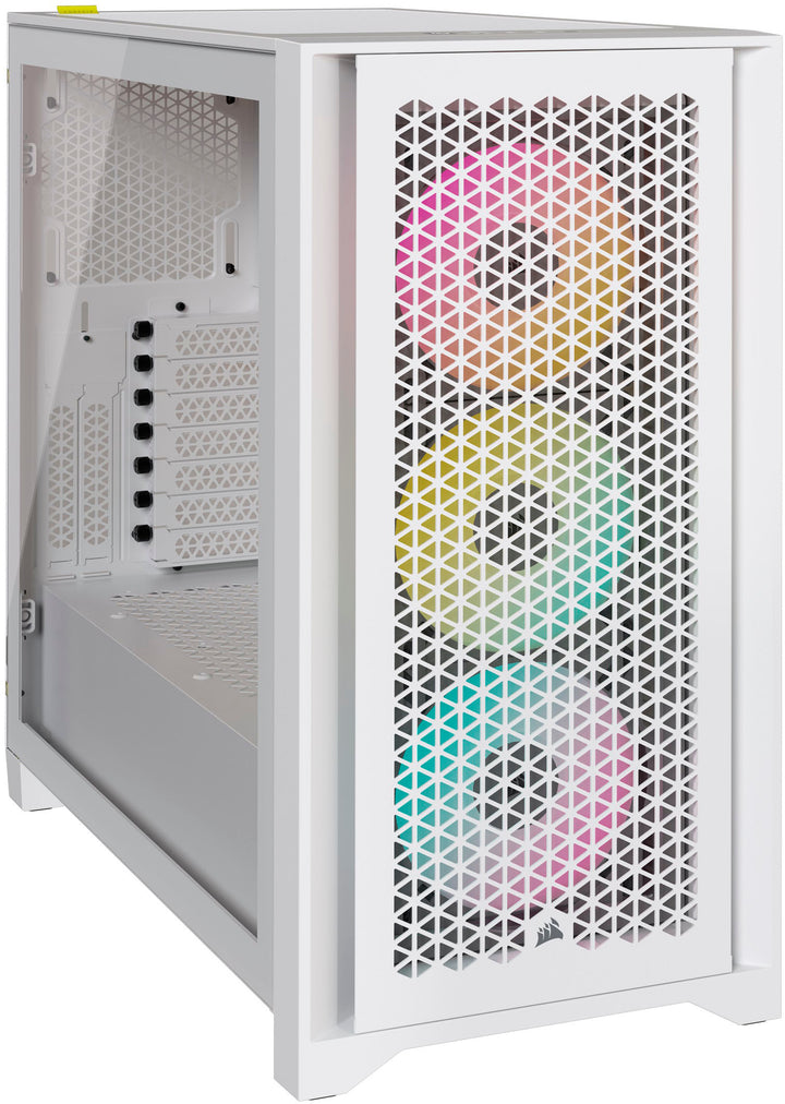 CORSAIR - iCUE 4000D RGB AIRFLOW ATX Mid-Tower Case - True White_13