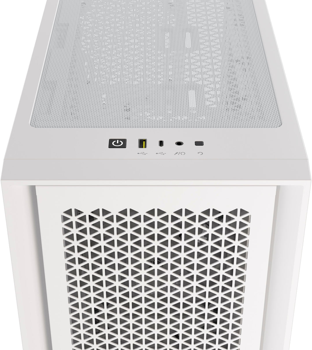 CORSAIR - iCUE 4000D RGB AIRFLOW ATX Mid-Tower Case - True White_6