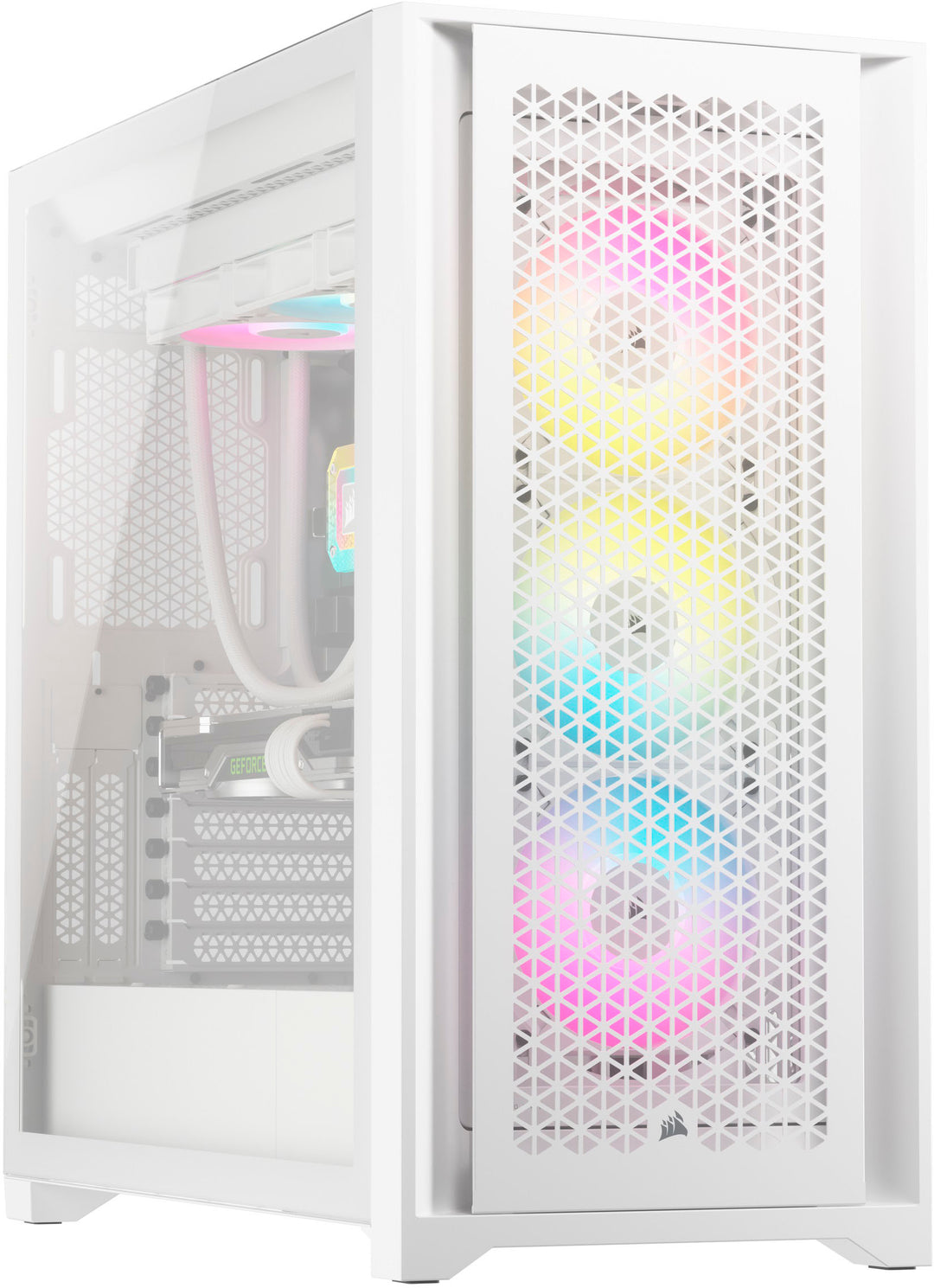 CORSAIR - iCUE 5000D RGB AIRFLOW ATX Mid-Tower Case - True White_12