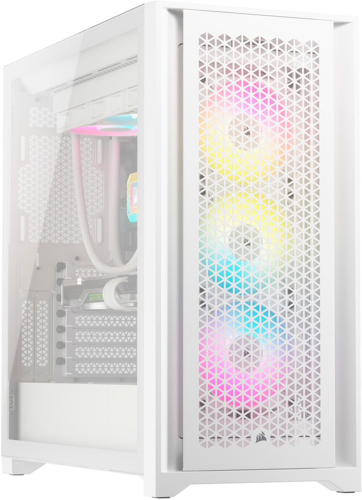 CORSAIR - iCUE 5000D RGB AIRFLOW ATX Mid-Tower Case - True White_12