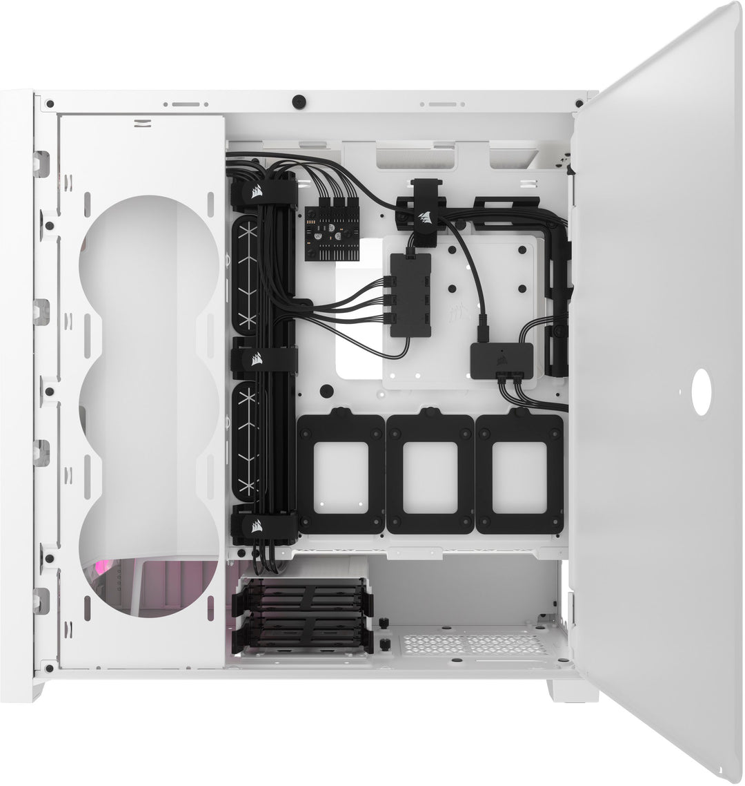CORSAIR - iCUE 5000D RGB AIRFLOW ATX Mid-Tower Case - True White_8