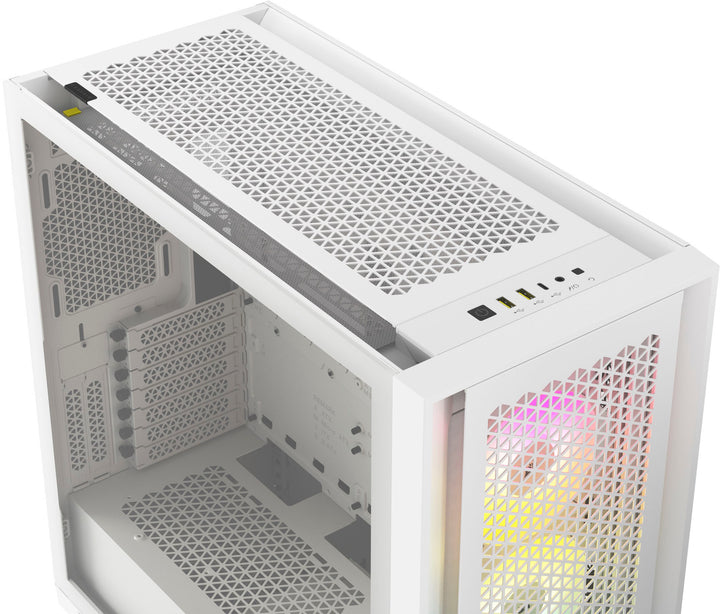 CORSAIR - iCUE 5000D RGB AIRFLOW ATX Mid-Tower Case - True White_5
