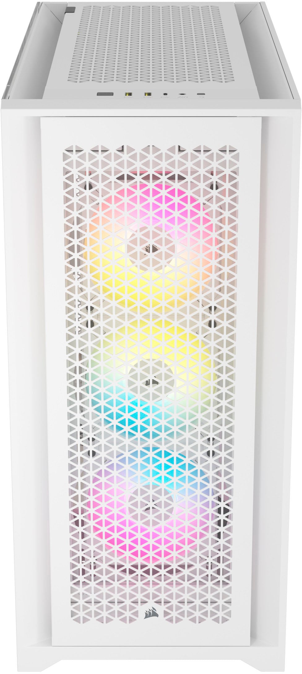 CORSAIR - iCUE 5000D RGB AIRFLOW ATX Mid-Tower Case - True White_4