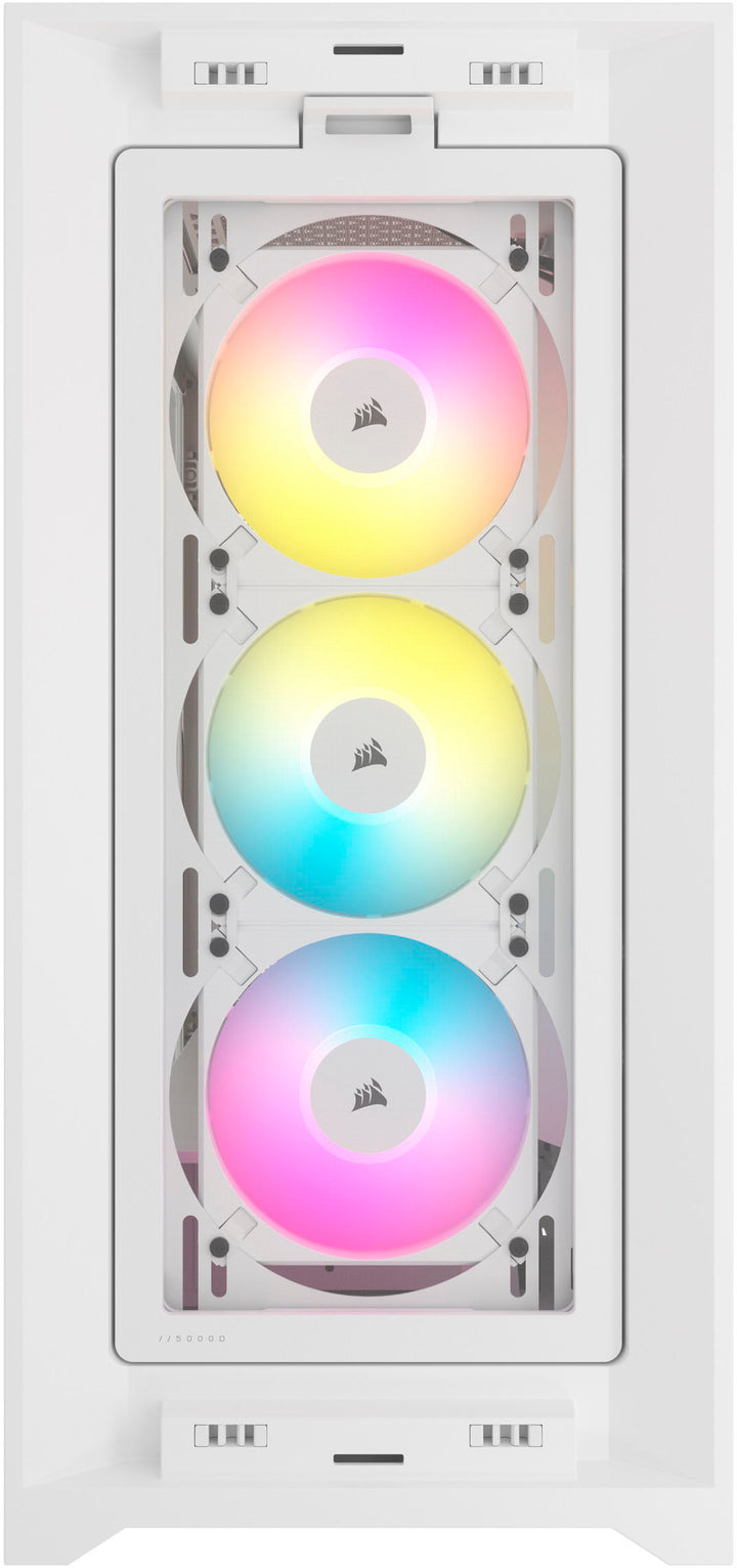 CORSAIR - iCUE 5000D RGB AIRFLOW ATX Mid-Tower Case - True White_2