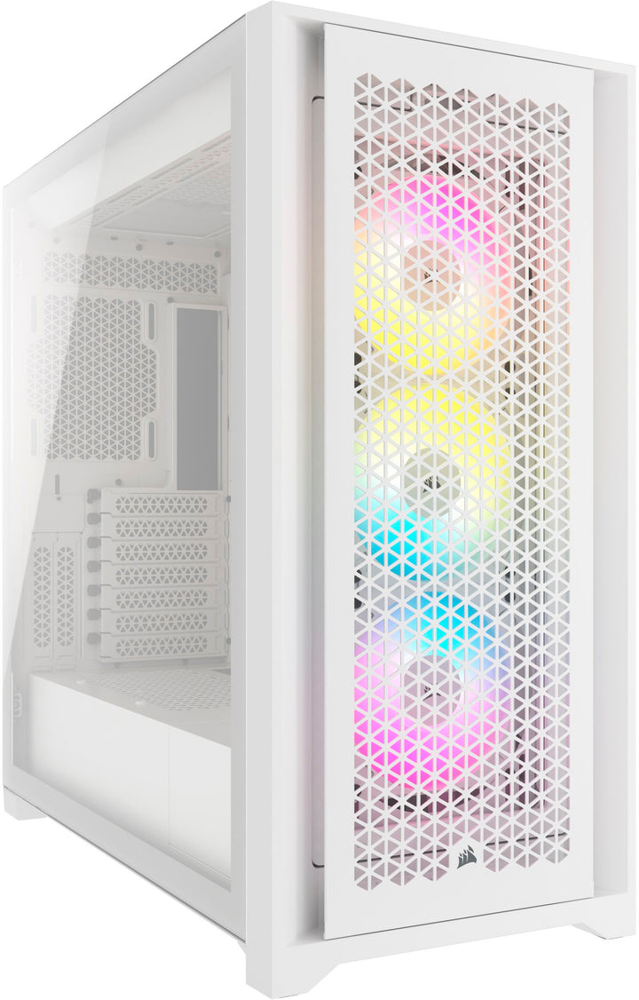CORSAIR - iCUE 5000D RGB AIRFLOW ATX Mid-Tower Case - True White_1