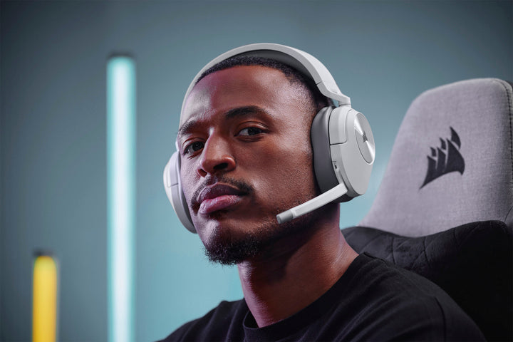 CORSAIR - HS Series HS55 Wireless Dolby Audio 7.1 Surround Gaming Headset for PC, PS5, with Bluetooth - White_7