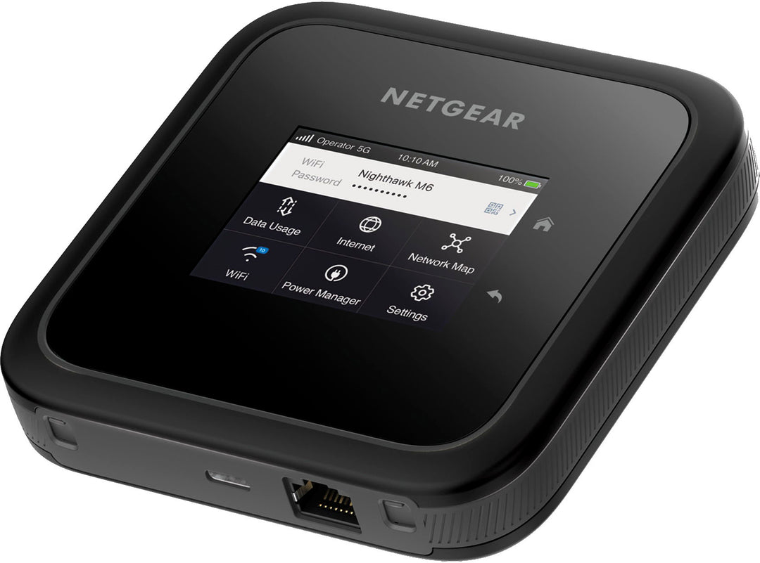 NETGEAR - Nighthawk M6 5G WiFi 6 Hotspot - Black (Unlocked)_5