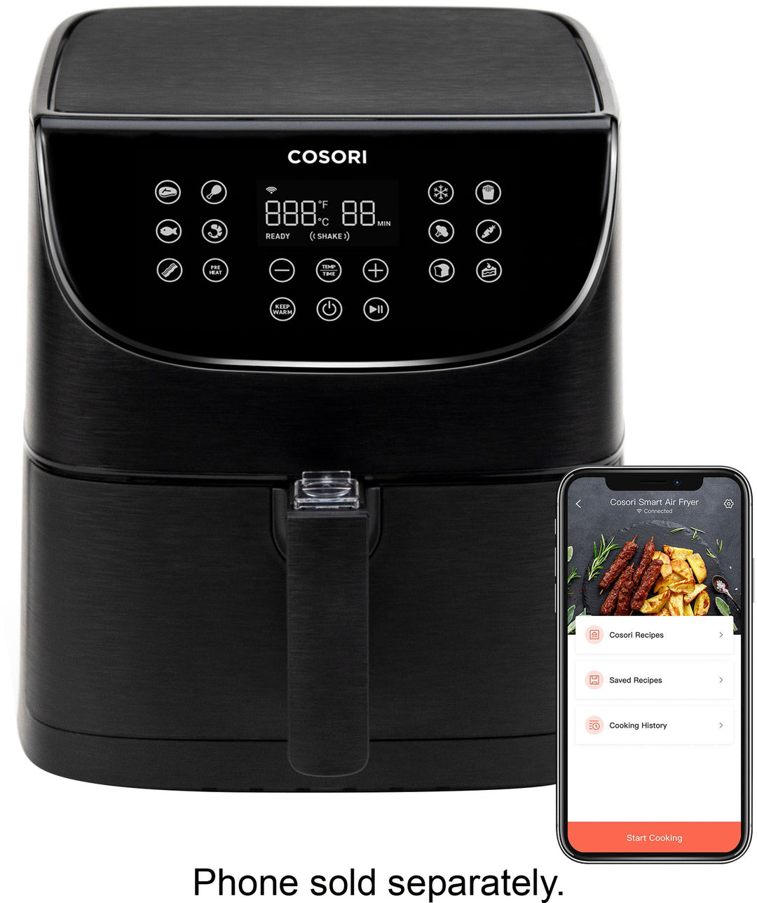 Cosori - Pro Gen 2 5.8 qt Smart Air Fryer - Black_2