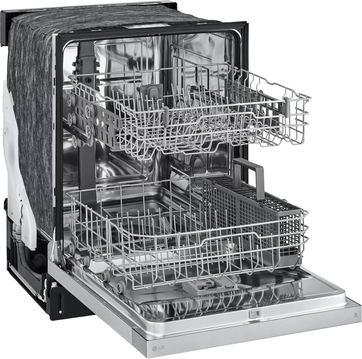 LG - 24" Front Control Built-In Stainless Steel Tub Dishwasher with SenseClean and 52 dBA - Stainless Steel Look_16