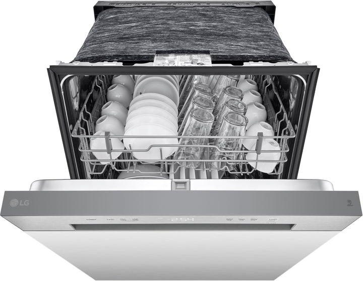 LG - 24" Front Control Built-In Stainless Steel Tub Dishwasher with SenseClean and 52 dBA - Stainless Steel Look_10