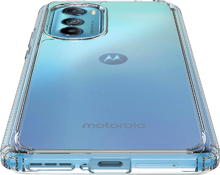 SaharaCase - Hybrid-Flex Hard Shell Series Case for Motorola Edge (2022) - Clear_5