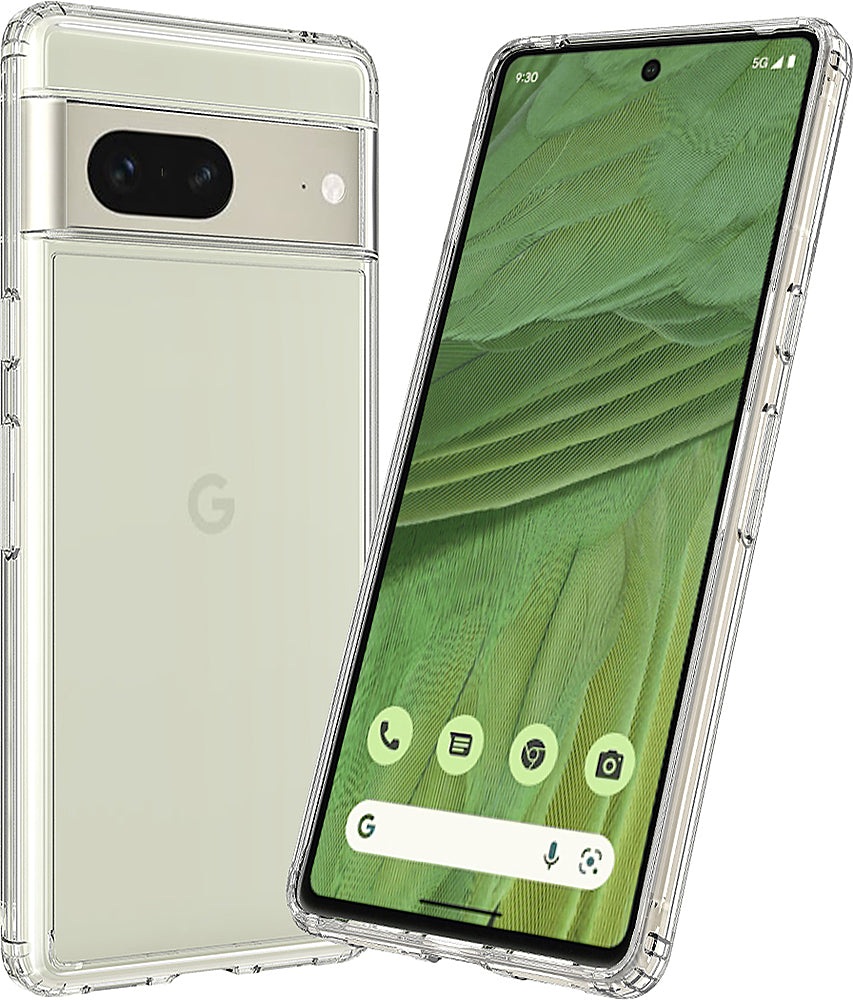 SaharaCase - Hybrid-Flex Hard Shell Case for Google Pixel 7 - Clear_5