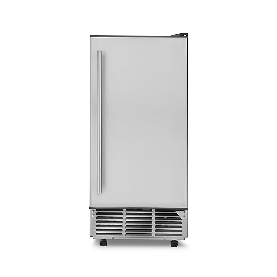 NewAir - 20.3" 80-Lb. Built-In Clear Ice Maker with Self-Cleaning Function - Stainless steel_0