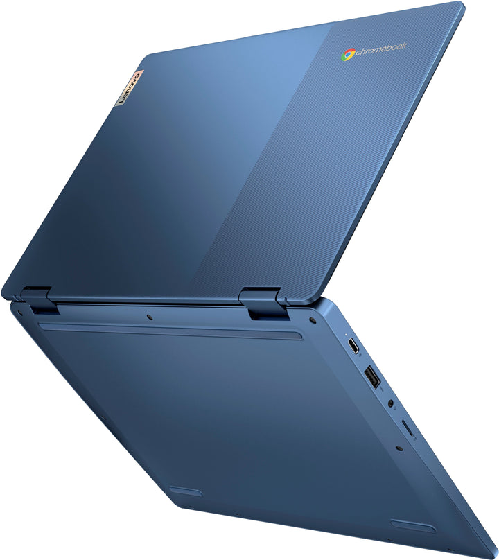 Lenovo - Flex 3i 12.2" WUXGA Touch-Screen Chromebook Laptop - Intel N100 with 4GB Memory - 64GB eMMC - Abyss Blue_9