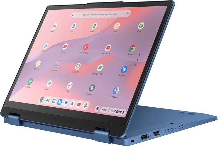 Lenovo - Flex 3i 12.2" WUXGA Touch-Screen Chromebook Laptop - Intel N100 with 4GB Memory - 64GB eMMC - Abyss Blue_3