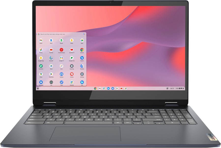 Lenovo - Flex 3 15.6" FHD Touch-Screen Chromebook Laptop - Pentium Silver N6000 with 8GB Memory - 64GB eMMC - Abyss Blue_0