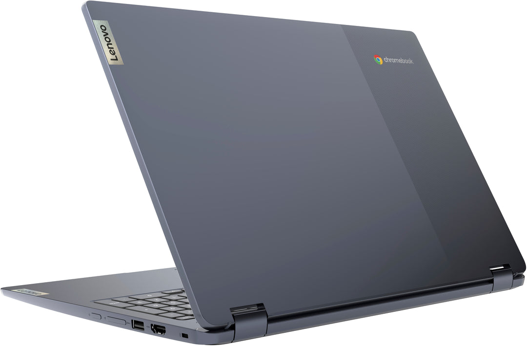 Lenovo - Flex 3 15.6" FHD Touch-Screen Chromebook Laptop - Pentium Silver N6000 with 8GB Memory - 64GB eMMC - Abyss Blue_6