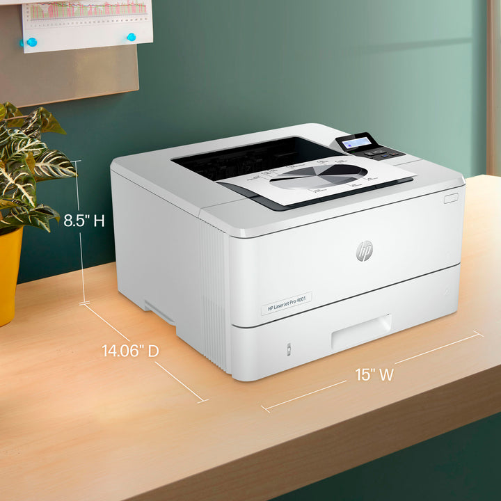 HP - LaserJet Pro 4001dw Wireless Black-and-White Laser Printer_5