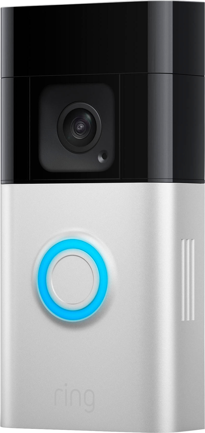 Ring - Battery Doorbell Plus Smart Wifi Video Doorbell – Battery Operated with Head-to-Toe View - Satin Nickel_1