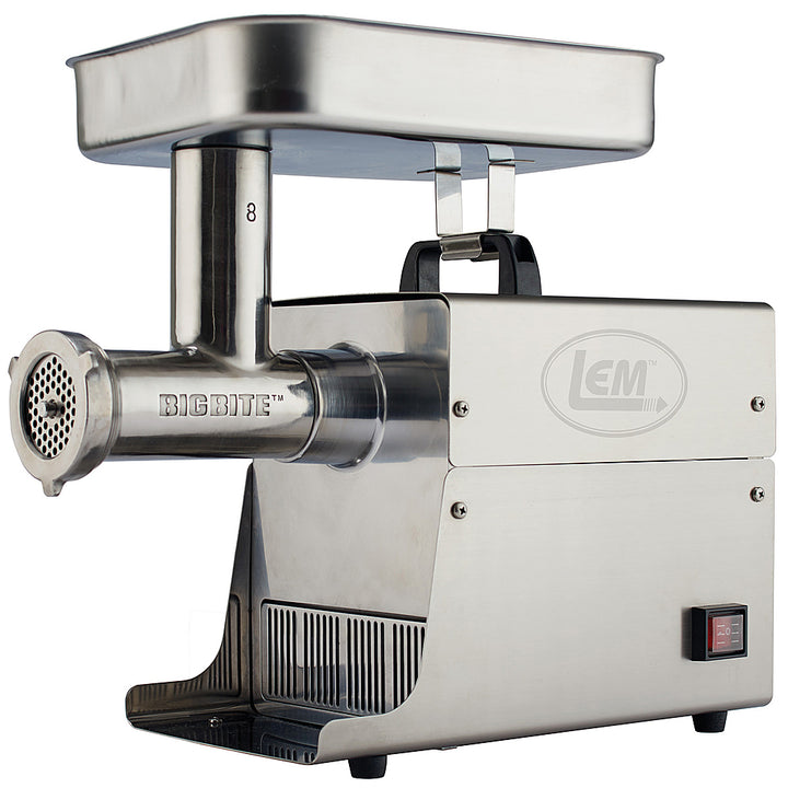 LEM Product - #8 Big Bite Meat Grinder - 0.5 HP - Stainless_0