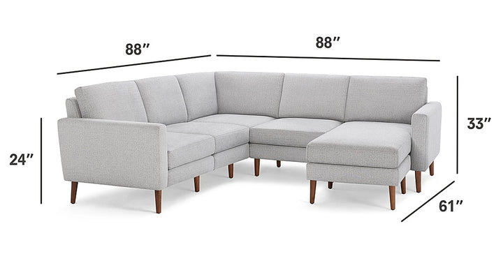 Burrow - Mid-Century Nomad 5-Seat Corner Sectional with Chaise - Charcoal_4