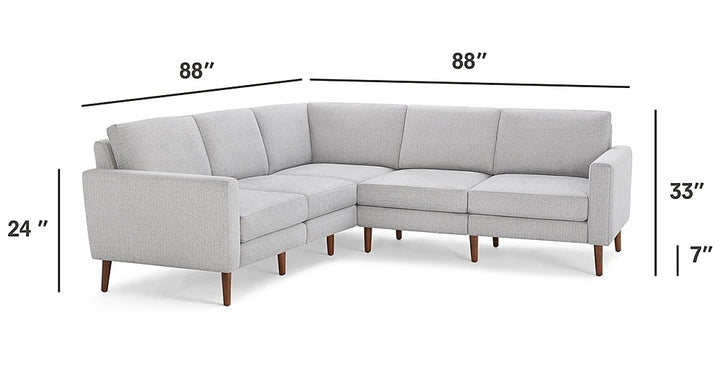 Burrow - Mid-Century Nomad 5-Seat Corner Sectional - Navy Blue_4