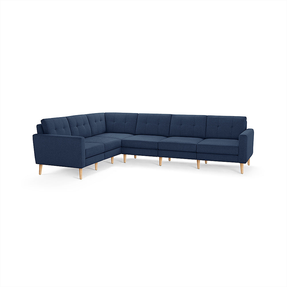 Burrow - Mid-Century Nomad 6-Seat Corner Sectional - Navy Blue_0