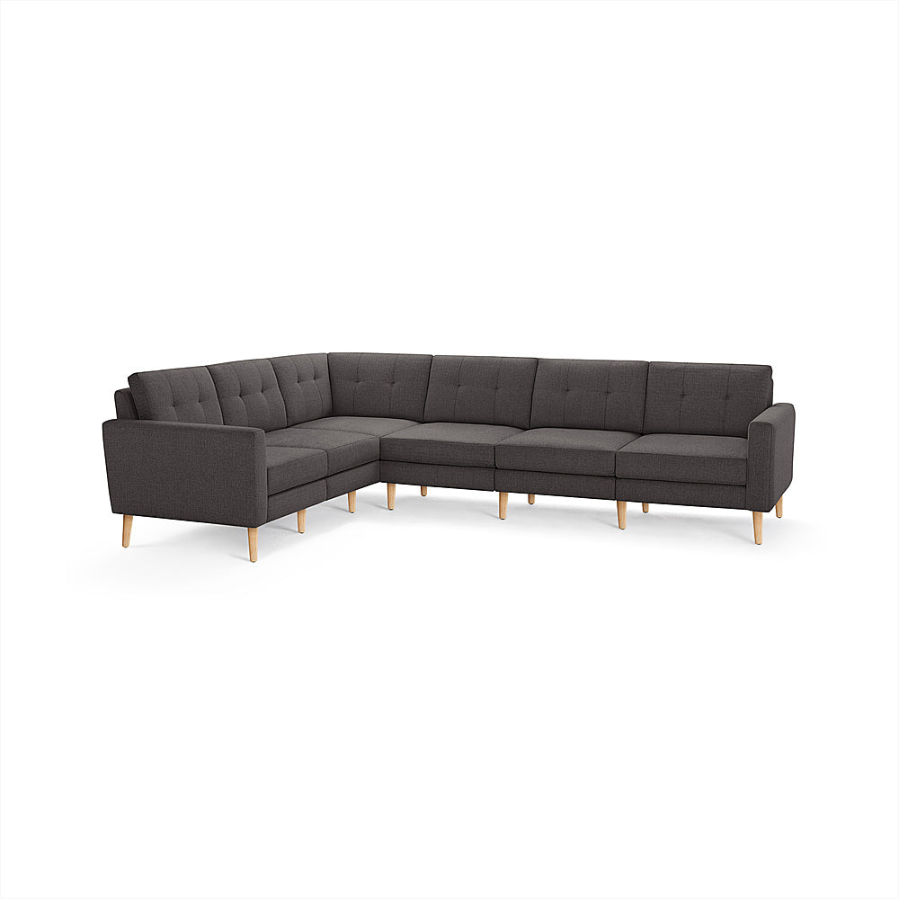 Burrow - Mid-Century Nomad 6-Seat Corner Sectional - Charcoal_0