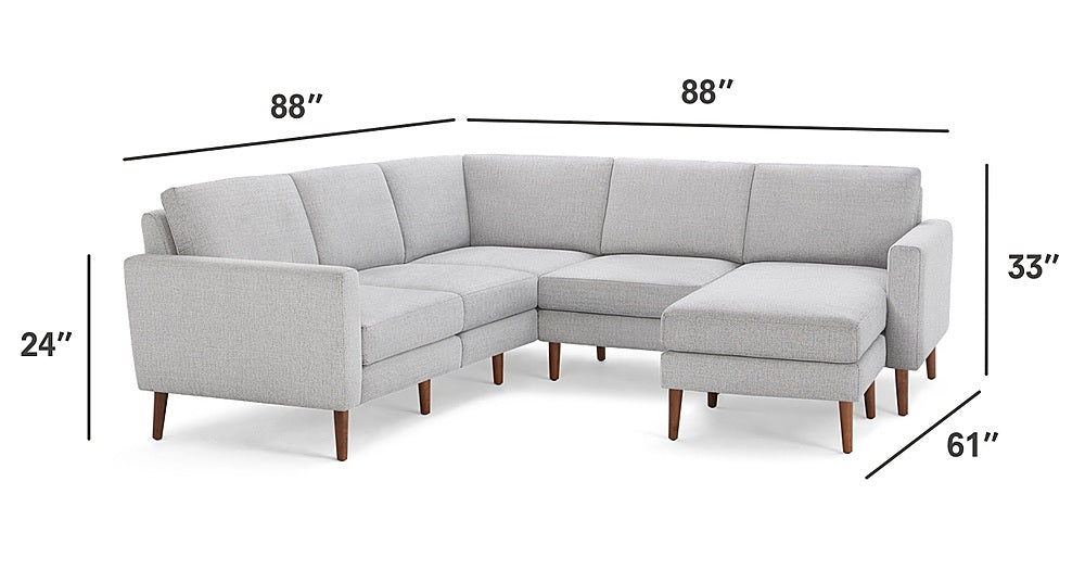 Burrow - Mid-Century Nomad 5-Seat Corner Sectional with Chaise - Charcoal_4