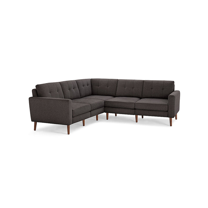Burrow - Mid-Century Nomad 5-Seat Corner Sectional - Charcoal_0