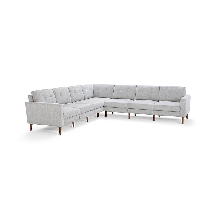 Burrow - Mid-Century Nomad 7-Seat Corner Sectional - Crushed Gravel_0