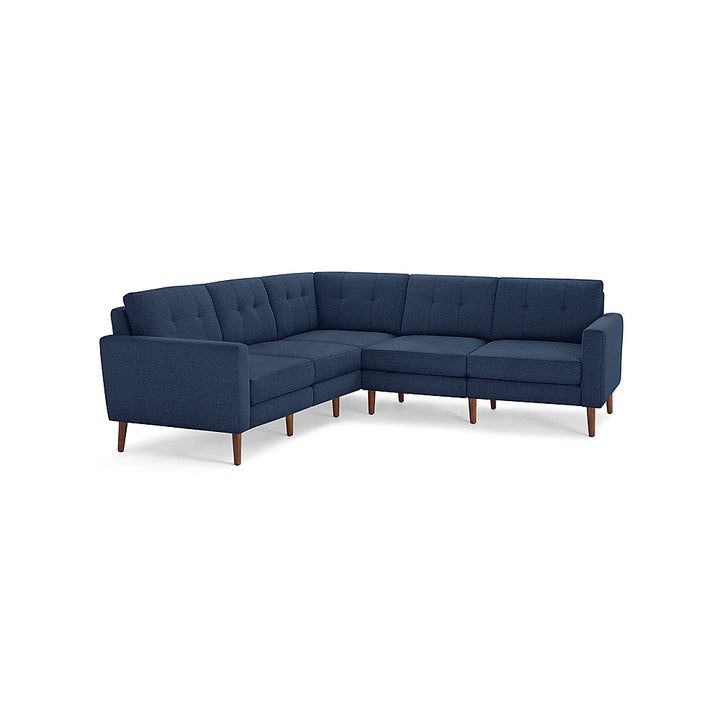 Burrow - Mid-Century Nomad 5-Seat Corner Sectional - Navy Blue_0