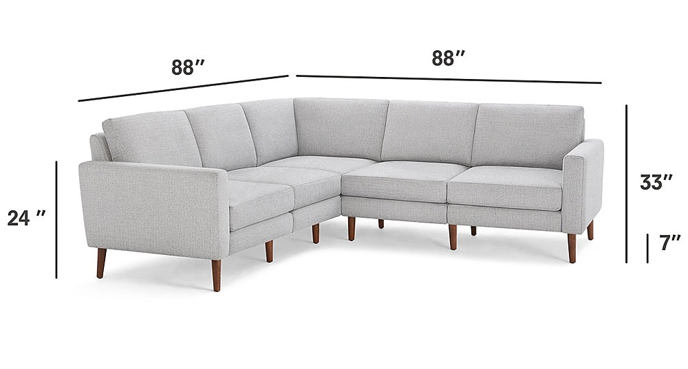 Burrow - Mid-Century Nomad 5-Seat Corner Sectional - Navy Blue_4