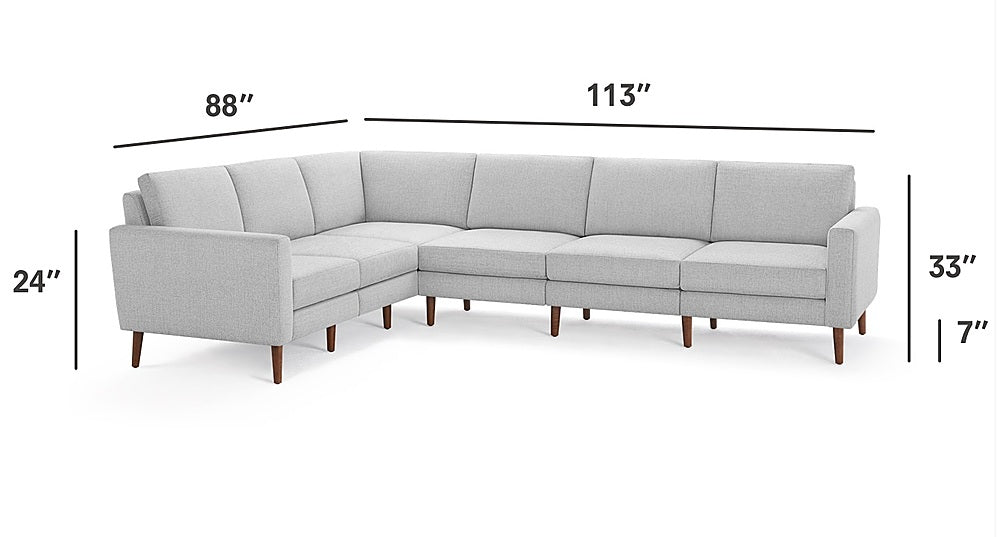 Burrow - Mid-Century Nomad 6-Seat Corner Sectional - Navy Blue_4