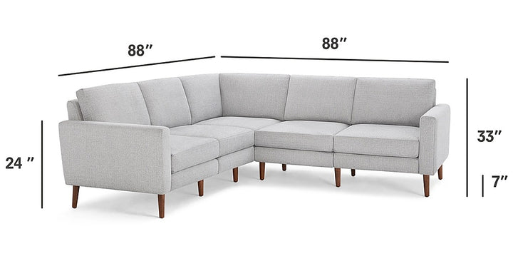 Burrow - Mid-Century Nomad 5-Seat Corner Sectional - Charcoal_4