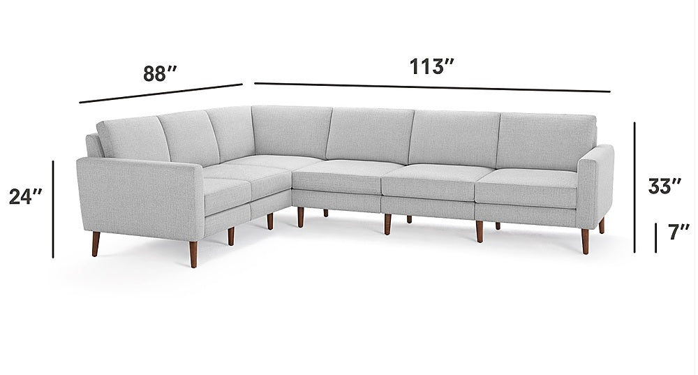 Burrow - Mid-Century Nomad 6-Seat Corner Sectional - Charcoal_4