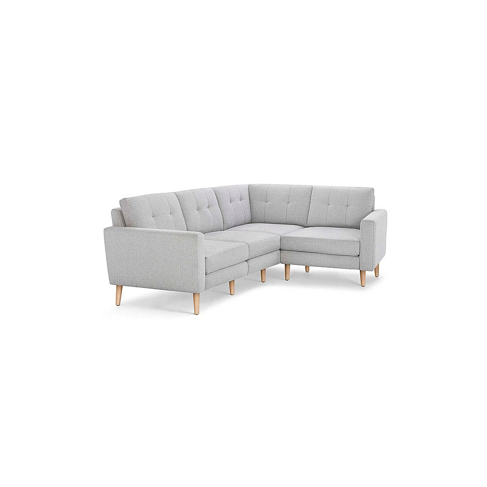 Burrow - Mid-Century Nomad 4-Seat Corner Sectional - Crushed Gravel_0