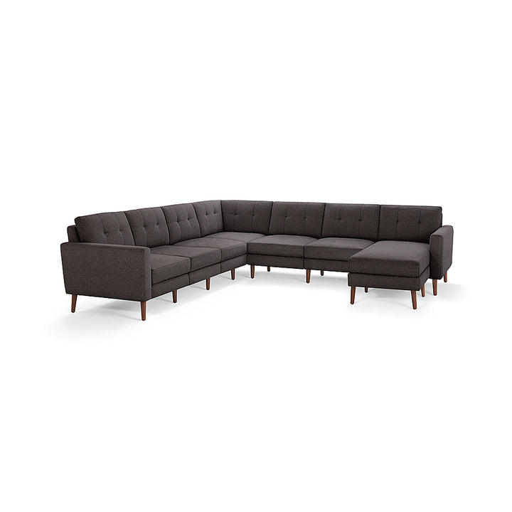 Burrow - Mid-Century Nomad 7-Seat Corner Sectional with Chaise - Charcoal_0