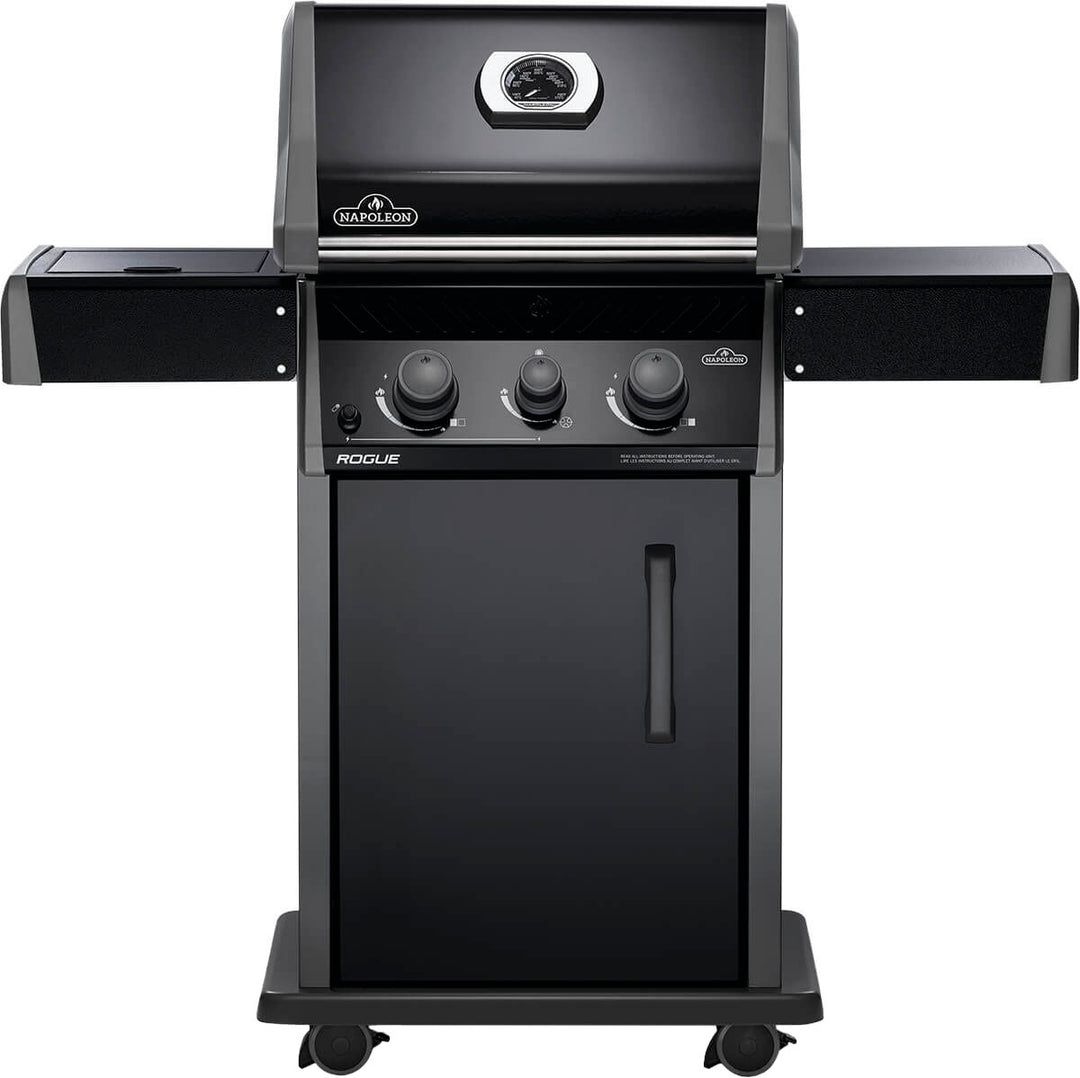 Napoleon - Rogue 365 Propane Gas Grill with Side Burner - Black_0