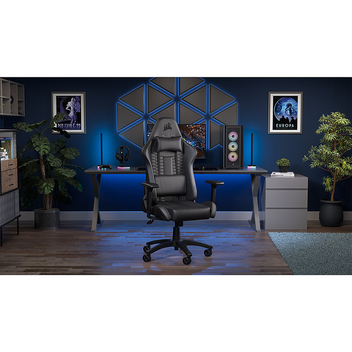 CORSAIR - TC100 Leatherette Gaming Chair - Black_13