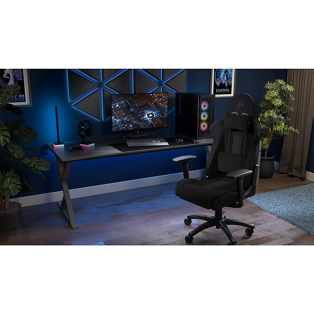 CORSAIR - TC100 Fabric Gaming Chair - Black_15
