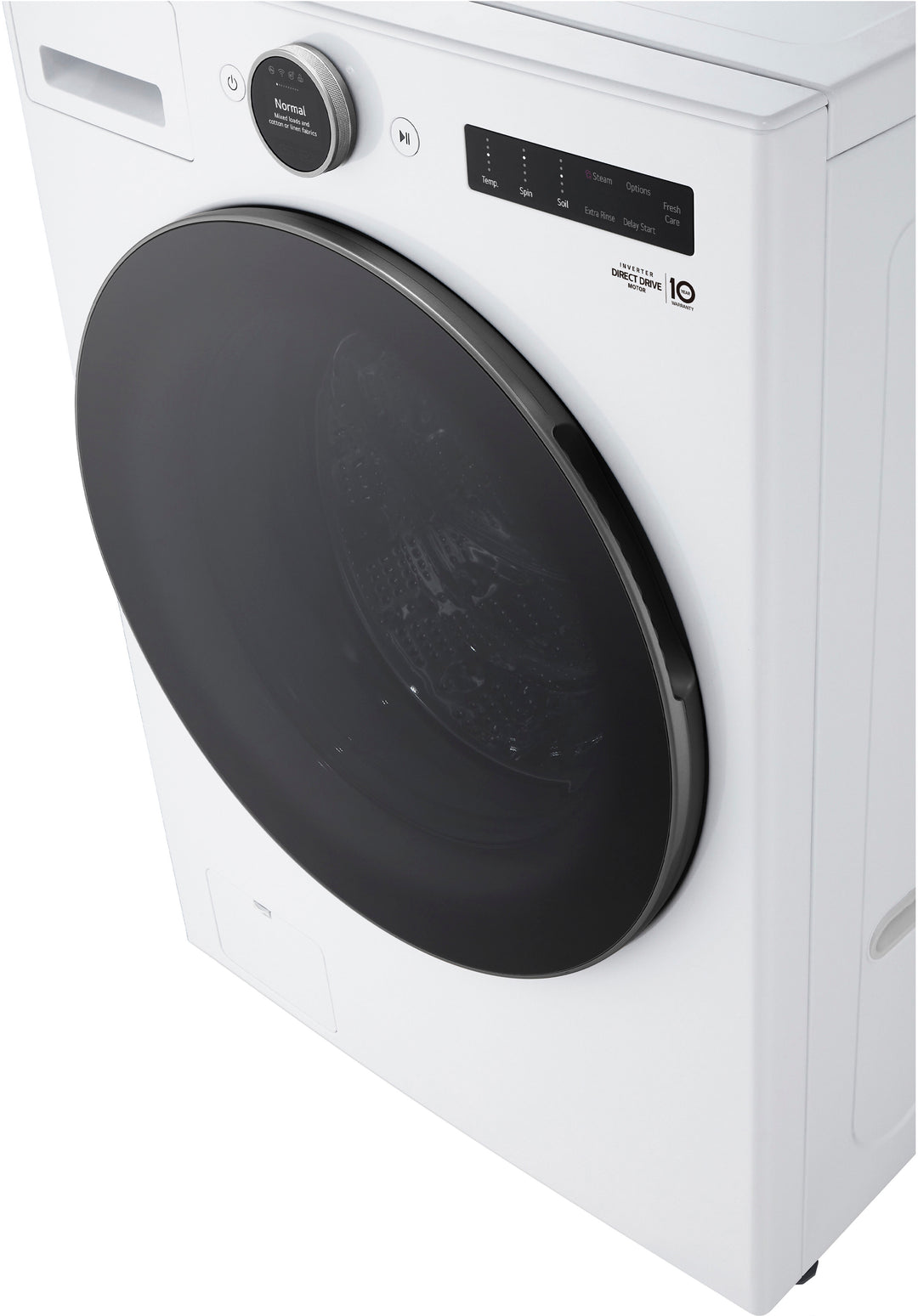 LG - 4.5 Cu. Ft. High-Efficiency Smart Front Load Washer with Steam and TurboWash 360 - White_29