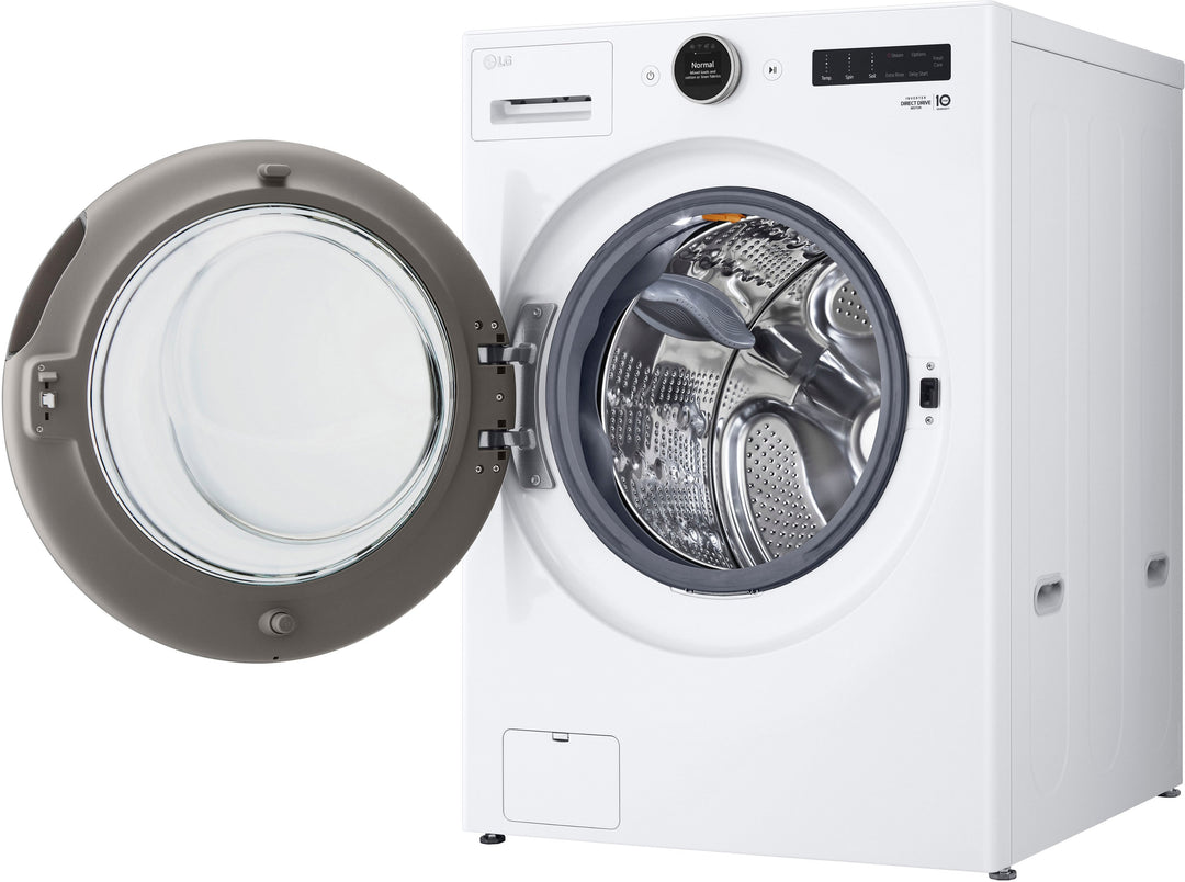 LG - 4.5 Cu. Ft. High-Efficiency Smart Front Load Washer with Steam and TurboWash 360 - White_7